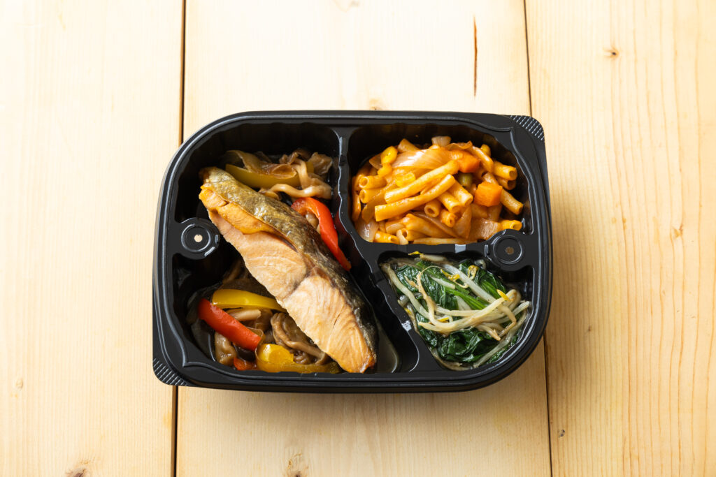 北海道産鮭のソテーセット