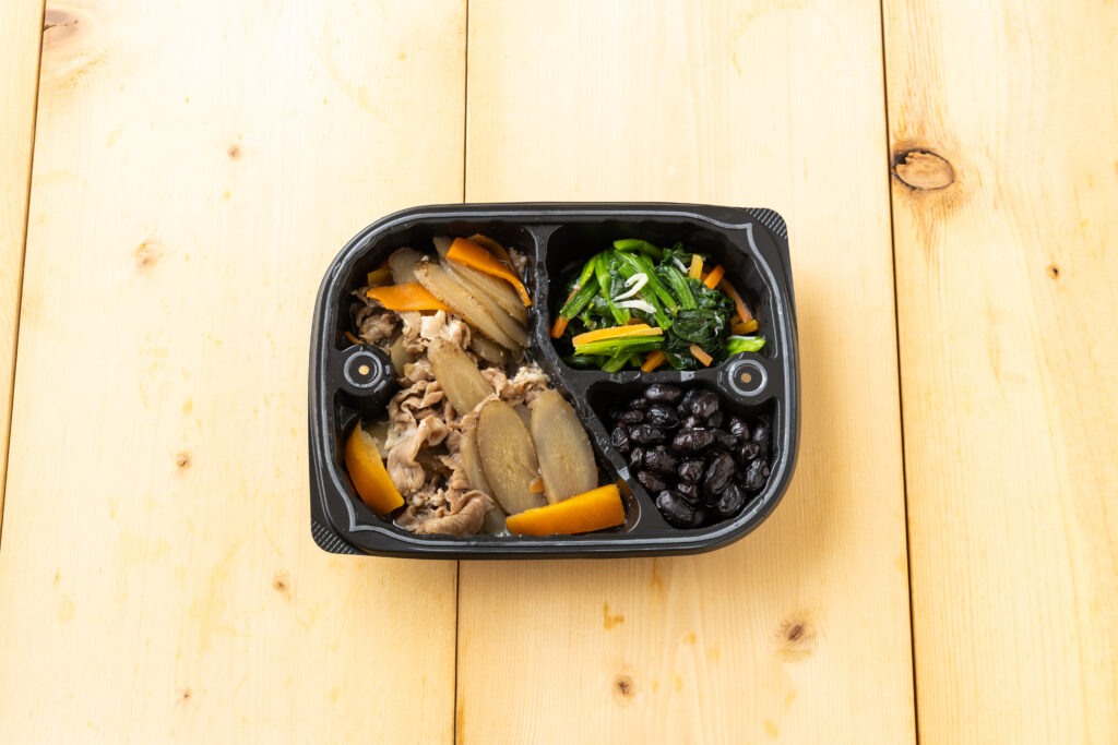 国産牛肉、ごぼう、ニンジンの炊き合わせセット